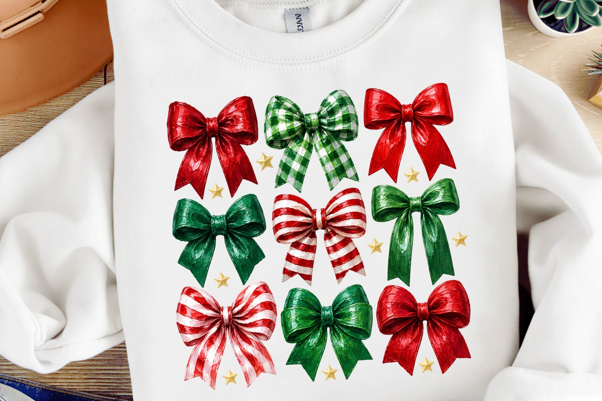 Christmas Bow PNG Bundle Red Green Holiday Ribbon Christmas Sublimation