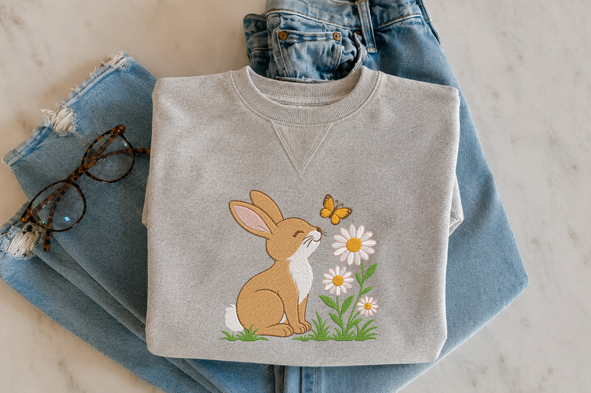 Bunny Rabbit Embroidery Design
