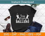 Busy Raising Ballers Baseball Mothers Day Svg Digital Cutting File