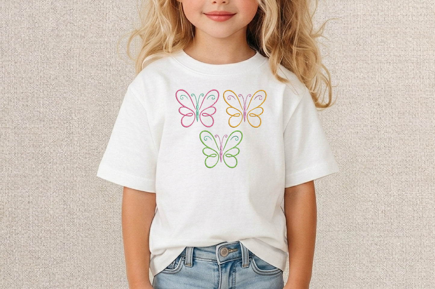 Butterfly Embroidery Design – Beautiful Butterfly Machine Embroidery Pattern, Elegant Nature & Floral Embroidery Design