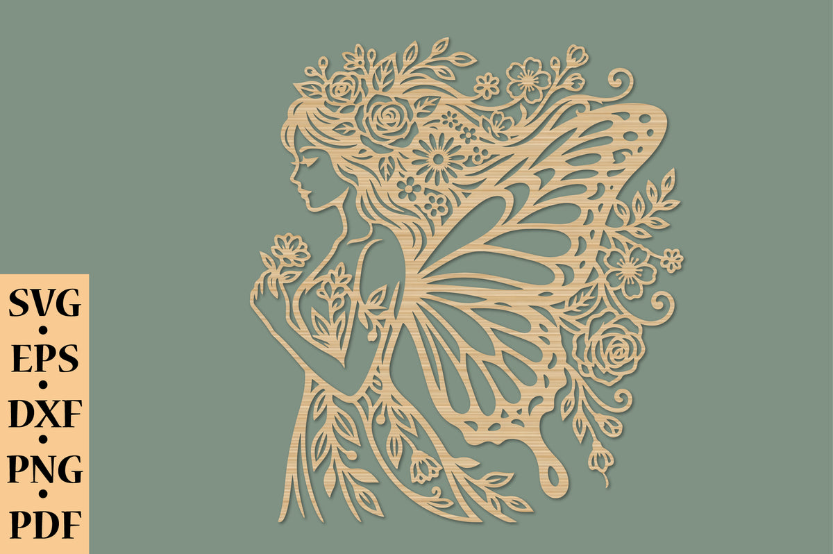 Butterfly Fairy SVG Bundle