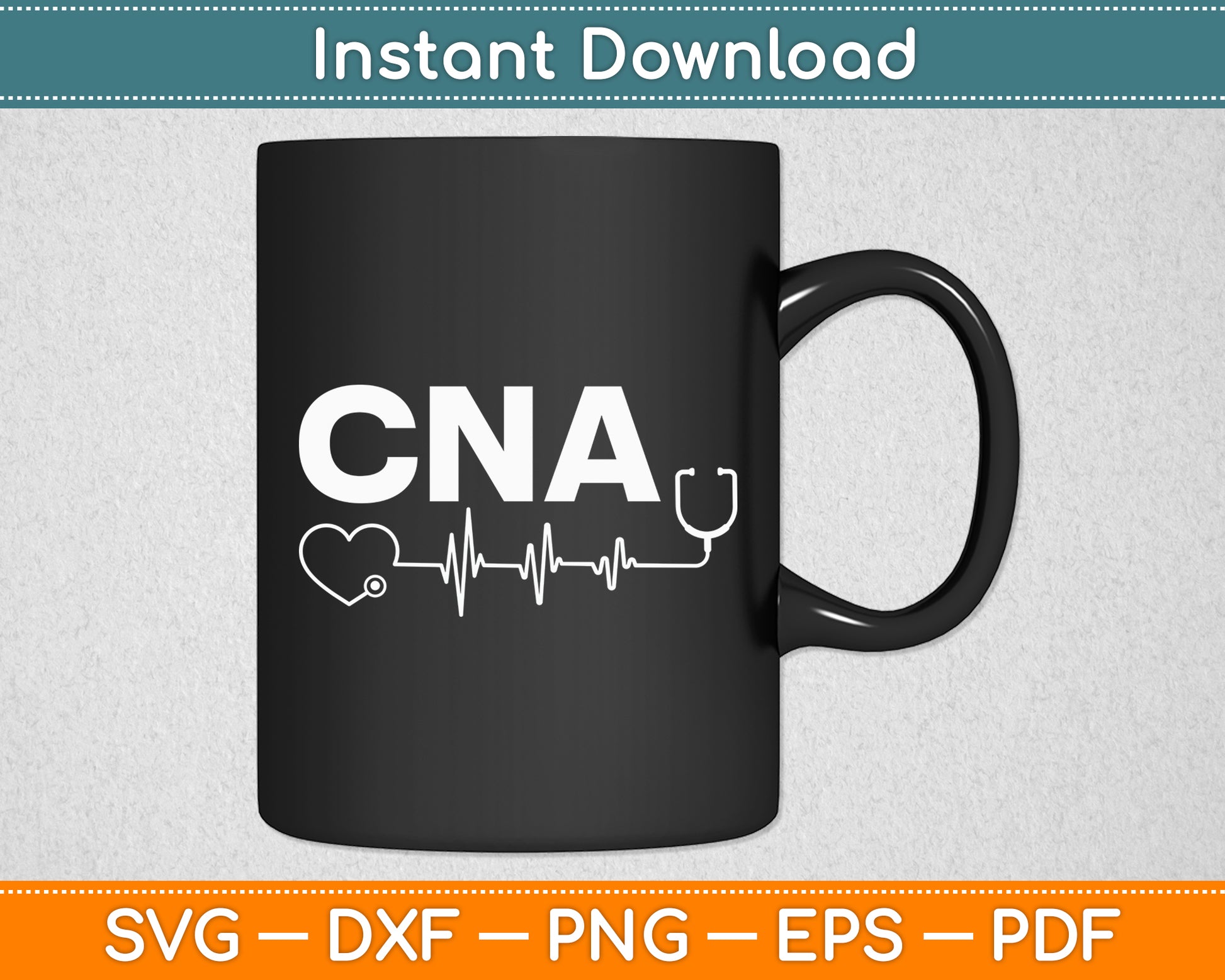 CNA Certified Nurse Assistant Svg Digital Cutting File