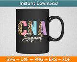 CNA Squad Appreciation Day Tie Dye Svg Digital Cutting File