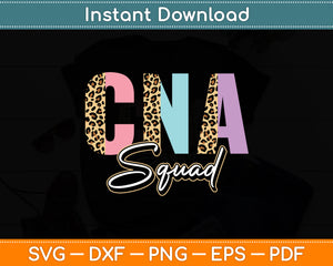 CNA Squad Appreciation Day Tie Dye Svg Digital Cutting File