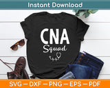 CNA Squad CNA Nurse Crew Svg Digital Cutting File