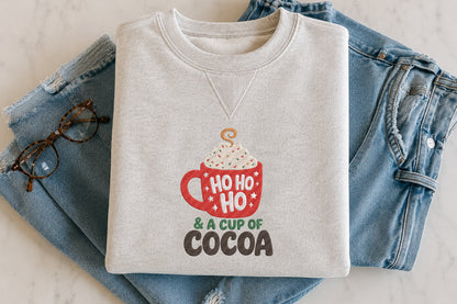 Christmas Cocoa Mug Embroidery Design