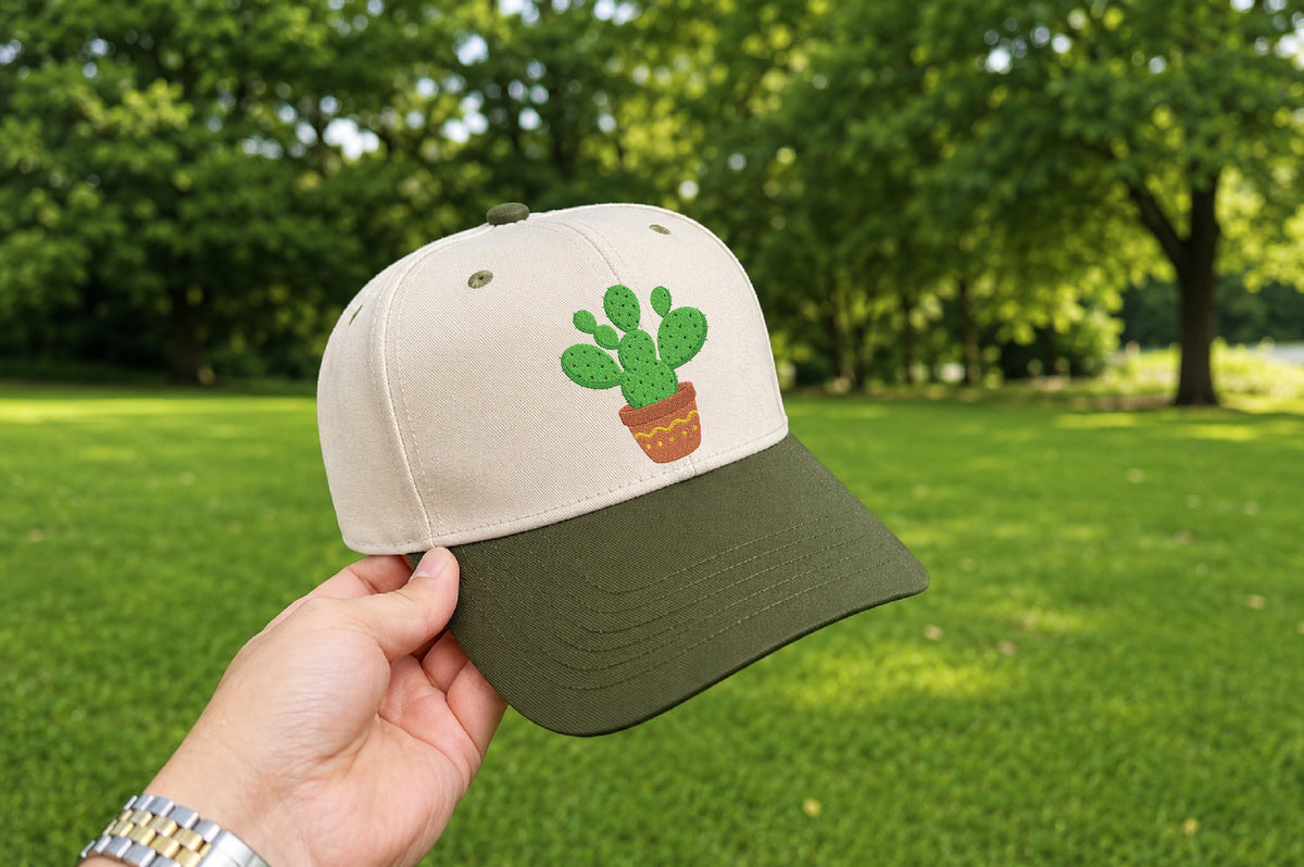 Cactus Embroidery Design