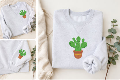Cactus Embroidery Design