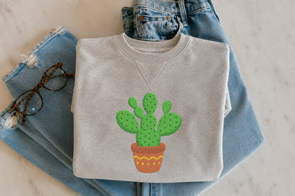 Cactus Embroidery Design