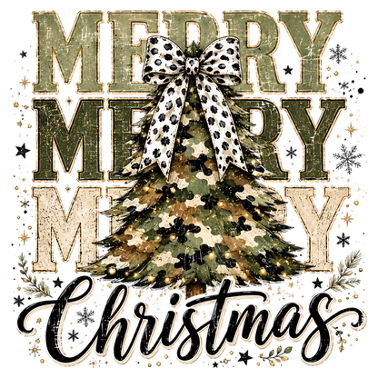 Camo Christmas Tree PNG