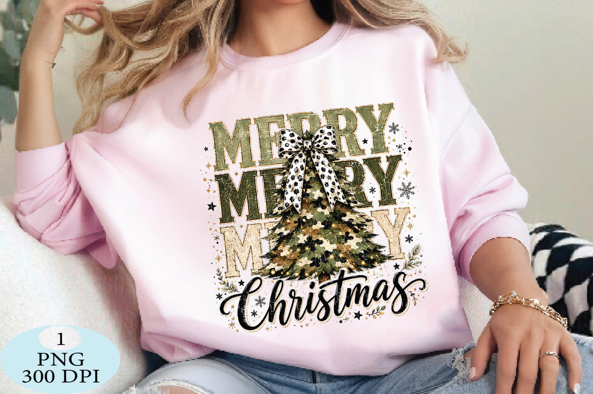 Camo Christmas Tree PNG