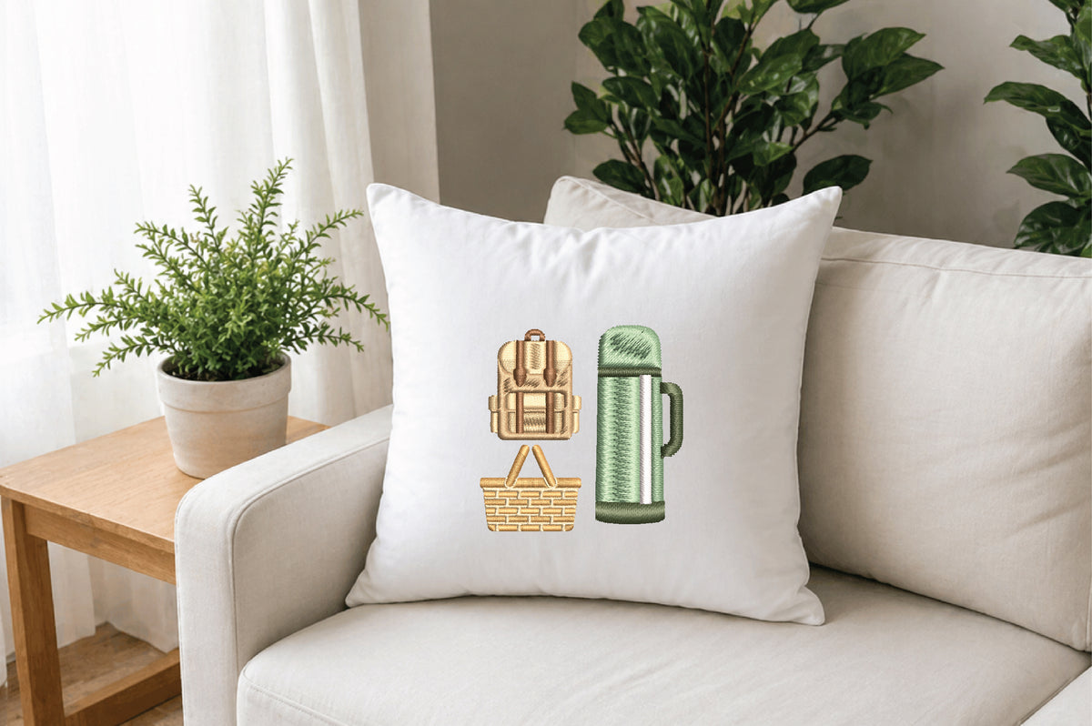 13 Camping Embroidery Designs Bundle