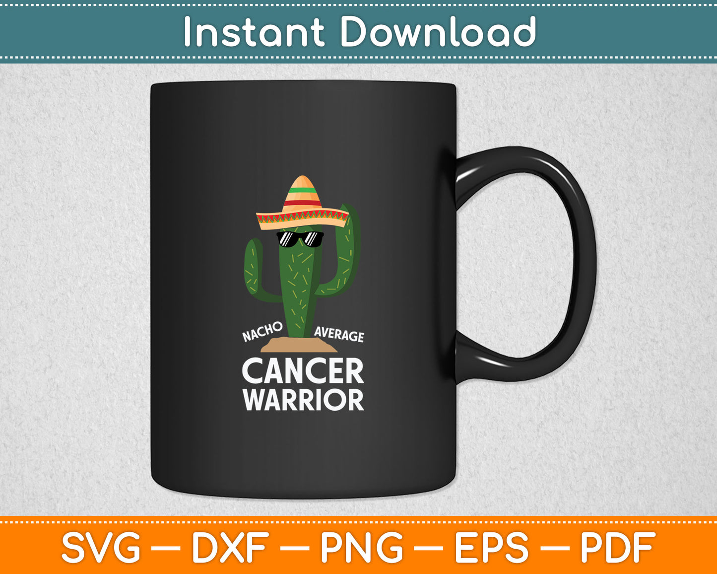 Cancer Fighting Support Funny Cancer Fighter Warrior Svg Digital Cutting File