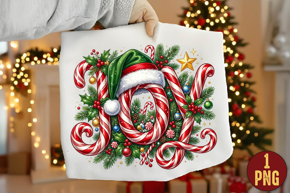 Candy Cane Christmas Hat PNG, Christmas Candy Cane Holiday Sublimation Design, Festive Xmas Shirt