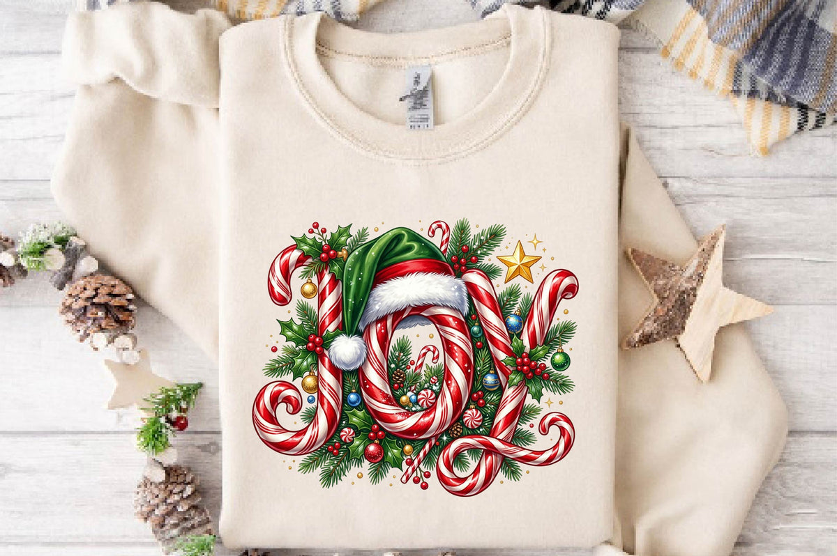 Candy Cane Christmas Hat PNG, Christmas Candy Cane Holiday Sublimation Design, Festive Xmas Shirt
