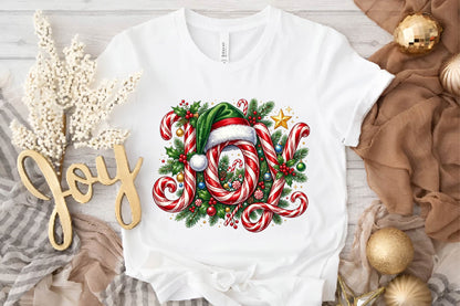 Candy Cane Christmas Hat PNG, Christmas Candy Cane Holiday Sublimation Design, Festive Xmas Shirt