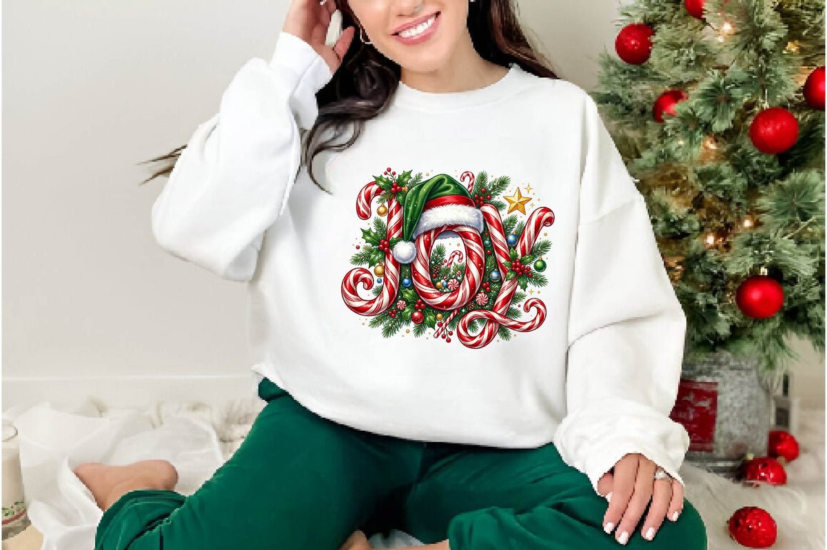 Candy Cane Christmas Hat PNG, Christmas Candy Cane Holiday Sublimation Design, Festive Xmas Shirt
