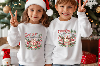 Candy Cane Lane Christmas PNG