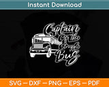 Captain Of The Struggle Bus - Costume School Bus Driver Svg Digital Cutting File