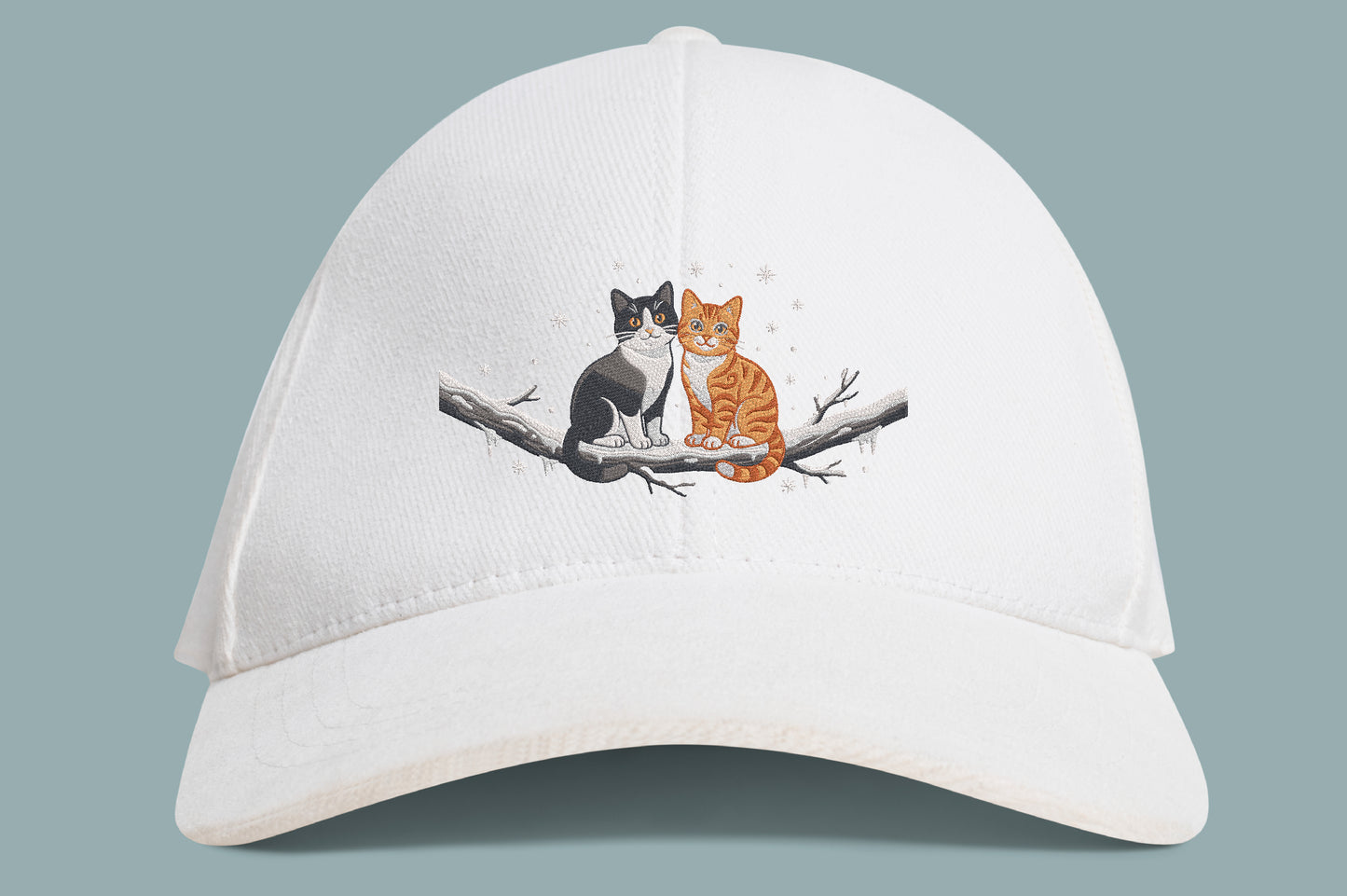 Cat Embroidery Design – Cute Cat Machine Embroidery Pattern, Adorable Animal Embroidery Design