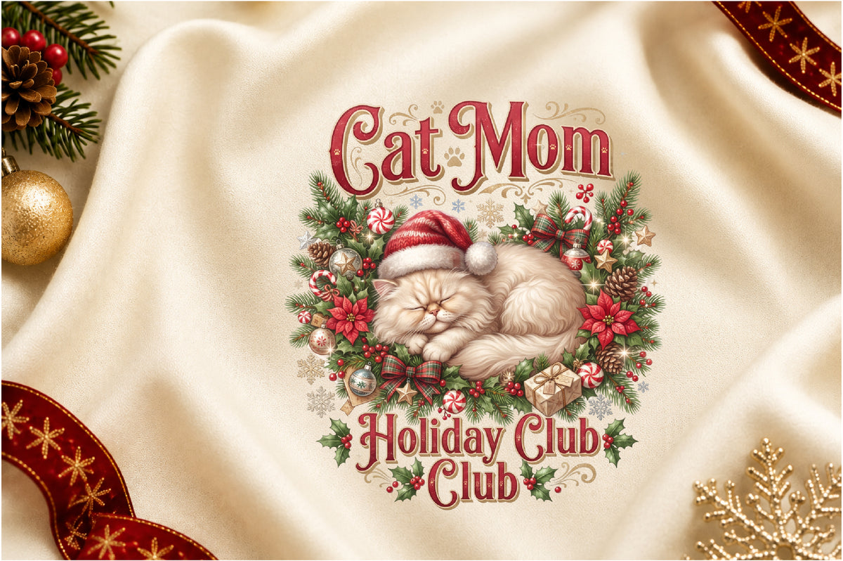 Cat Mom Holiday Club PNG