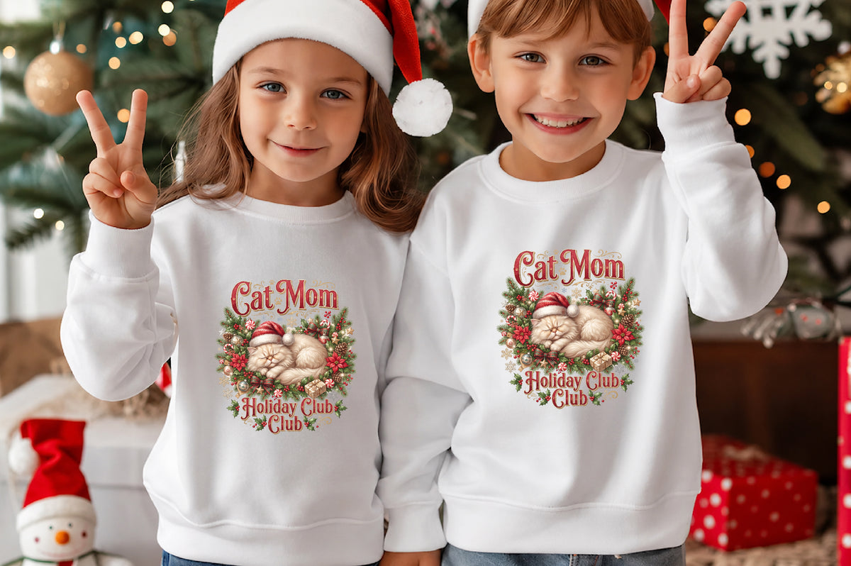 Cat Mom Holiday Club PNG