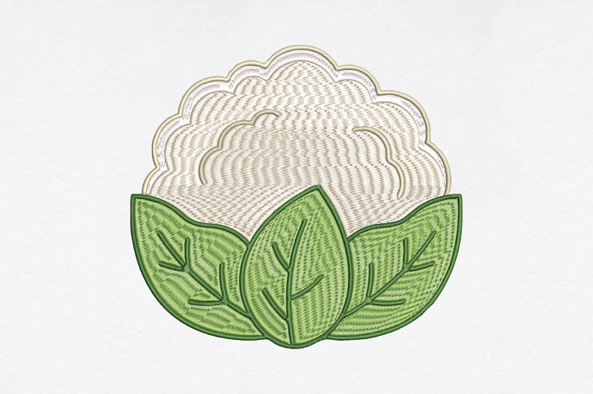 Cauliflower Embroidery Design