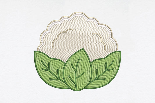 Cauliflower Embroidery Design