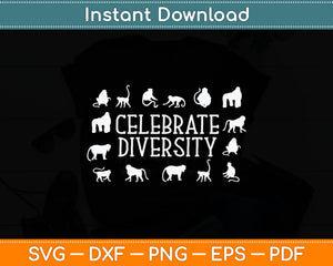 Celebrate Diversity Svg Digital Cutting File