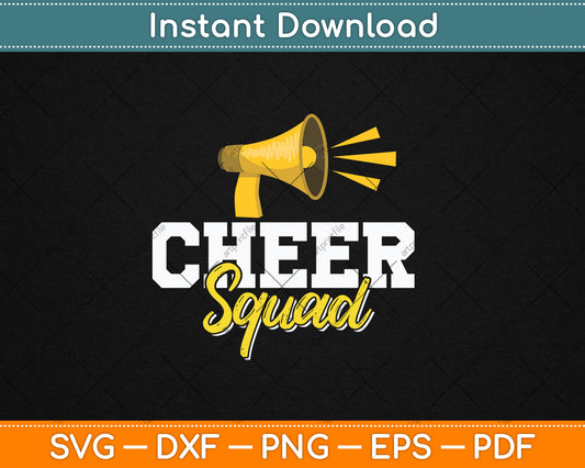 Cheer Squad Cheerleading Funny Cheerleader Svg Digital Cutting File