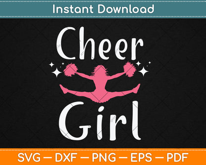 Cheer Girl Funny Cheerleading Svg Digital Cutting File