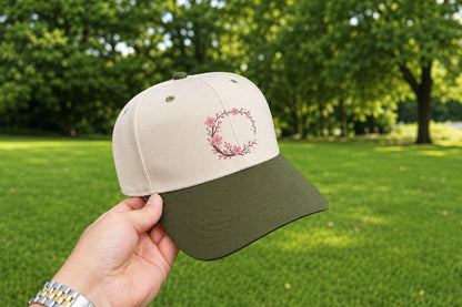 Cherry Blossom Wreath Embroidery Design