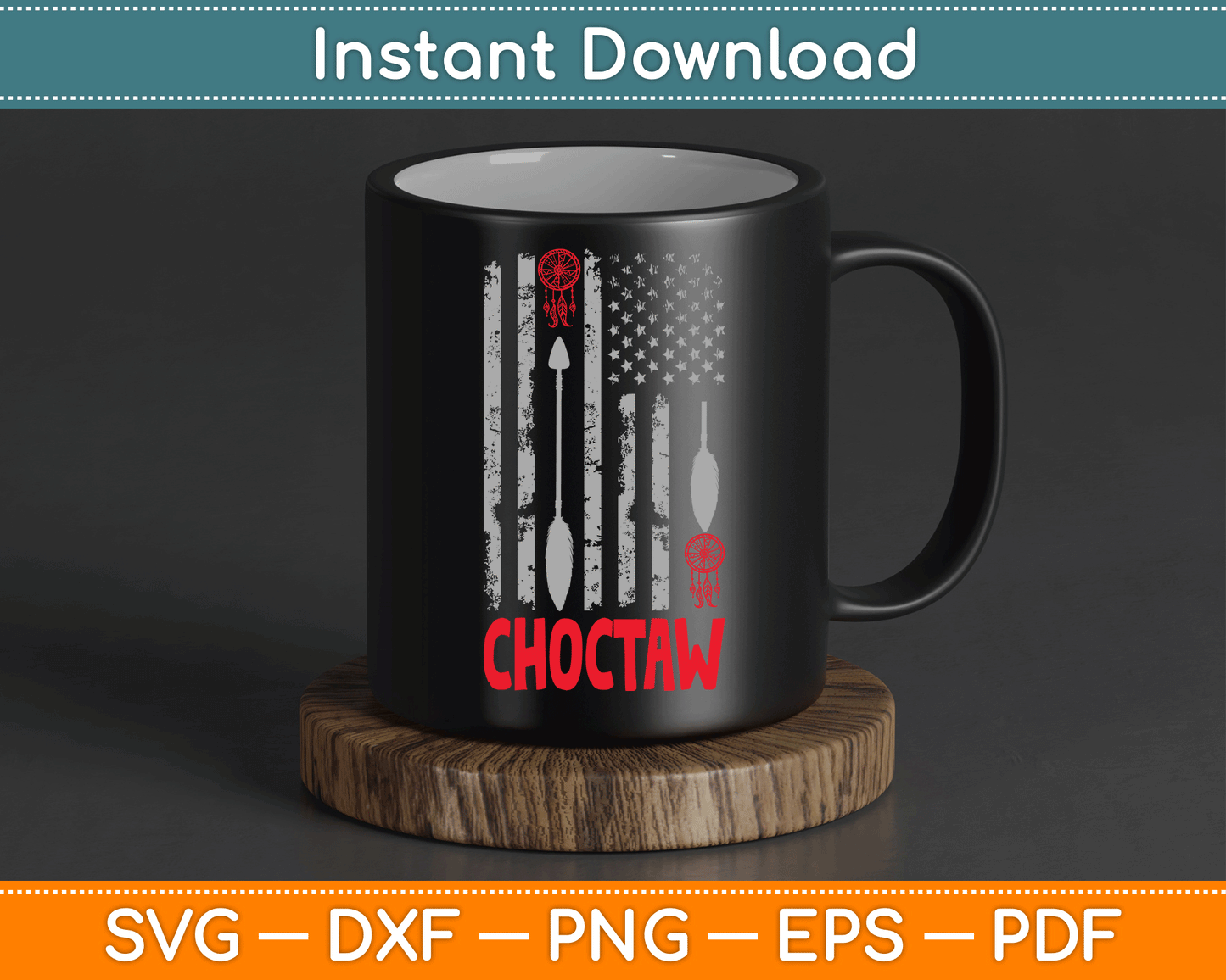 Choctaw Tribe Native American Day Indigenous Peoples Day SVG Digital Cutting File