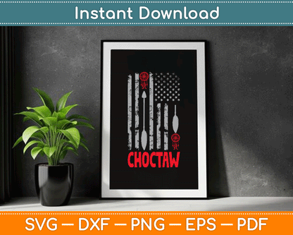 Choctaw Tribe Native American Day Indigenous Peoples Day SVG Digital Cutting File