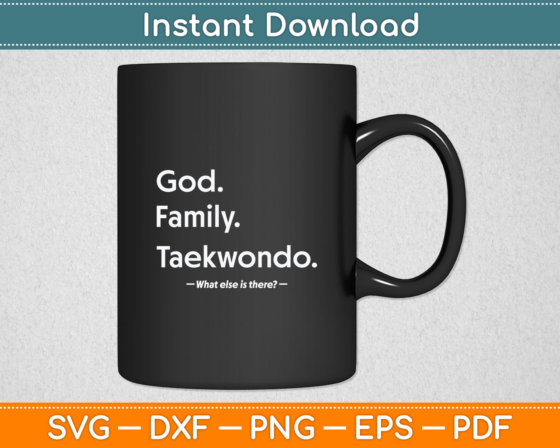 Christian Faith Jesus Christianity God Family Taekwondo Svg Digital Cutting File