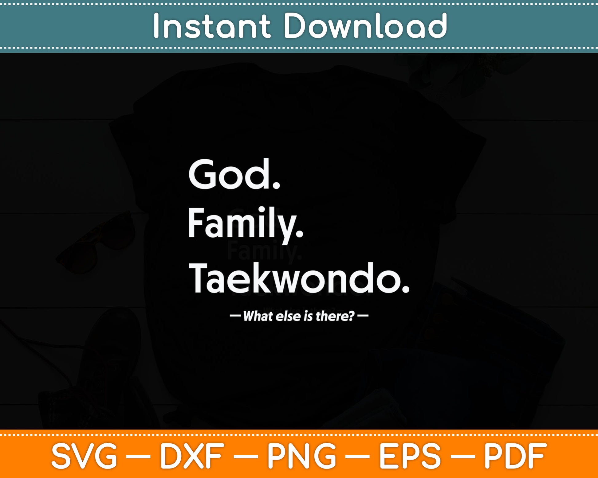Christian Faith Jesus Christianity God Family Taekwondo Svg Digital Cutting File
