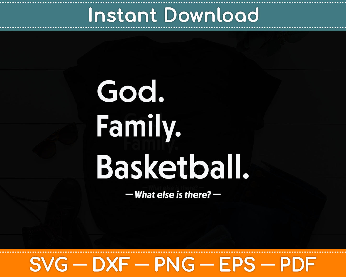 Christian God Family Basketball Jesus Christ Christianity Svg Digital Cutting File