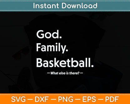 Christian God Family Basketball Jesus Christ Christianity Svg Digital Cutting File