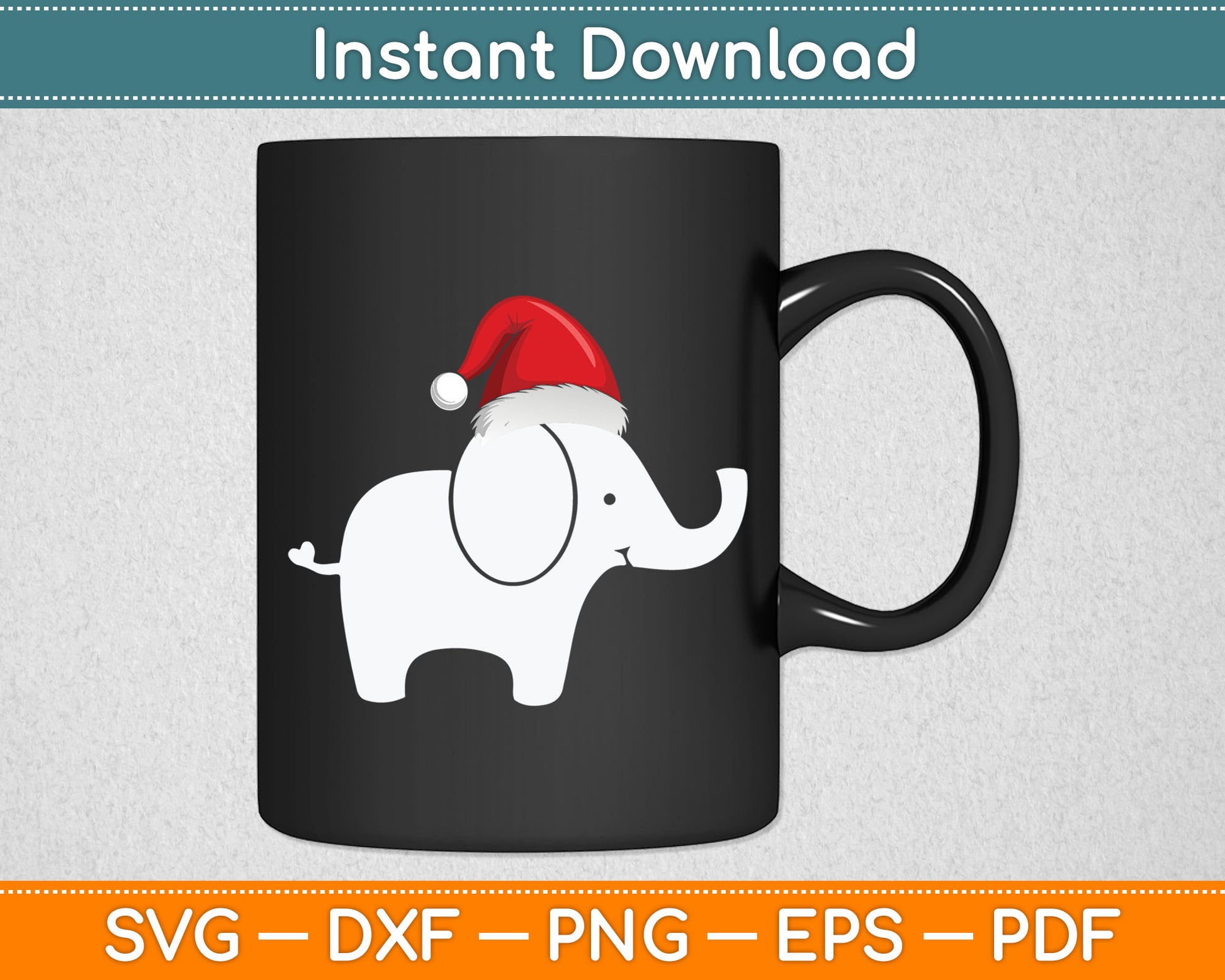 Christmas 2025 Elephant Funny Svg Digital Cutting File