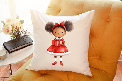 Christmas African American PNG Bundle Black Kids Holiday Clipart