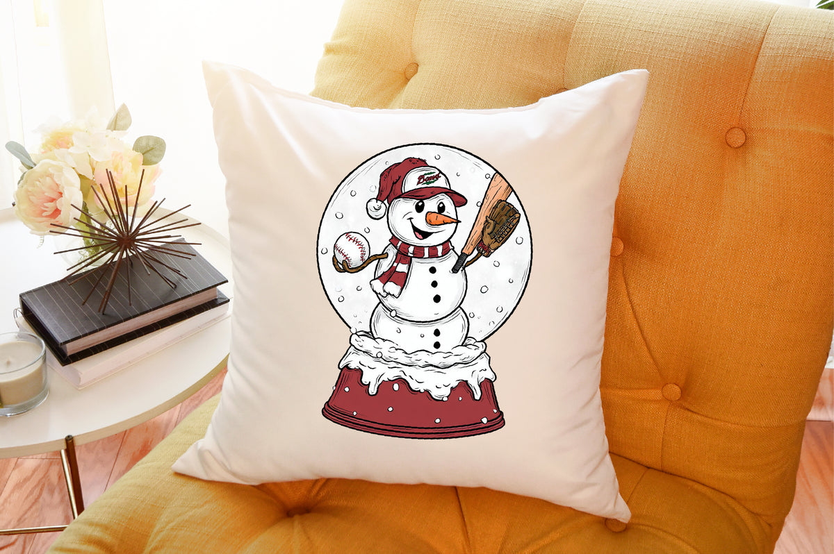 Christmas Baseball Snowman Clipart PNG Bundle