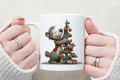 Christmas Bear Clipart PNG Bundle
