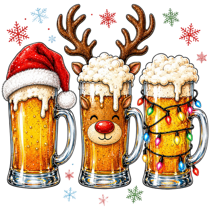 Christmas Beer Reindeer Mug PNG