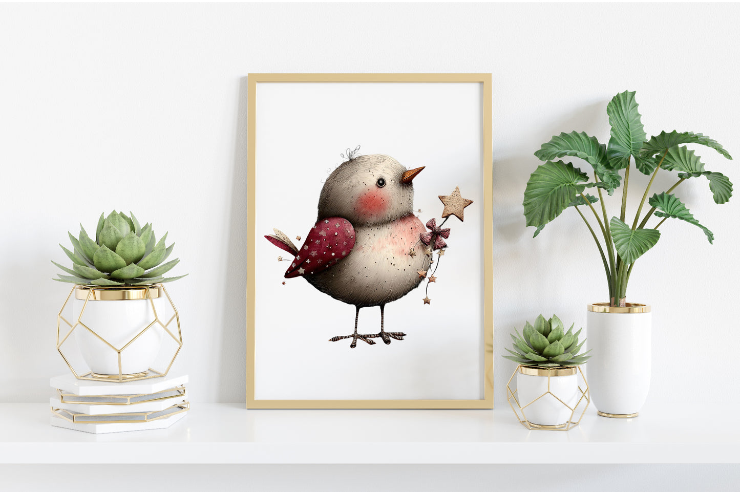 Christmas Birds Clipart PNG
