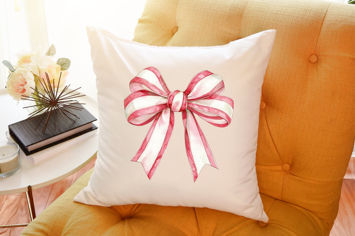 Christmas Bow Sublimation Clipart PNG Bundle
