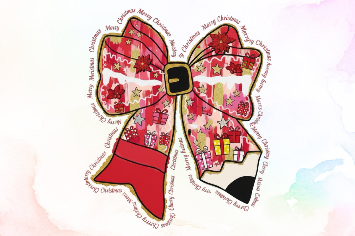 Christmas Bow Teacher PNG