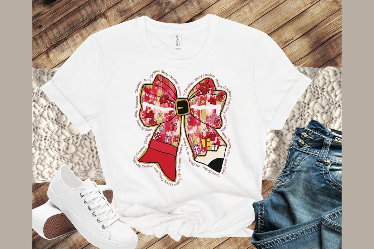 Christmas Bow Teacher PNG