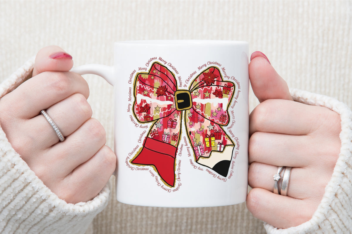 Christmas Bow Teacher PNG