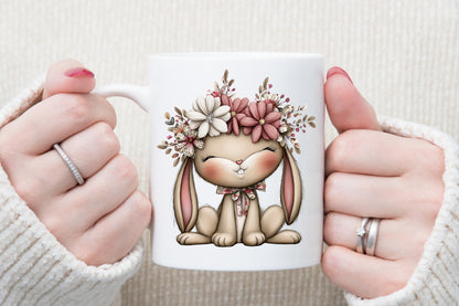 Christmas Bunny Clipart PNG Bundle