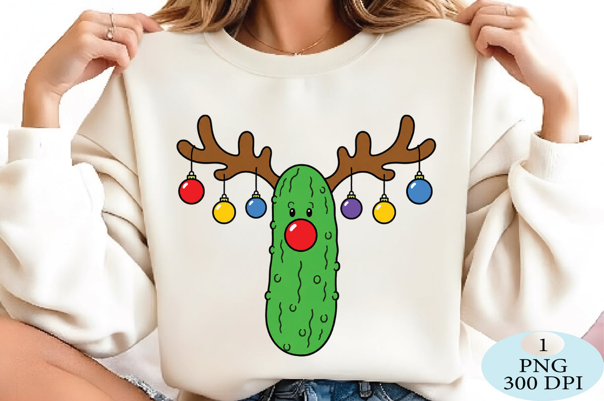 Christmas Cactus Reindeer PNG